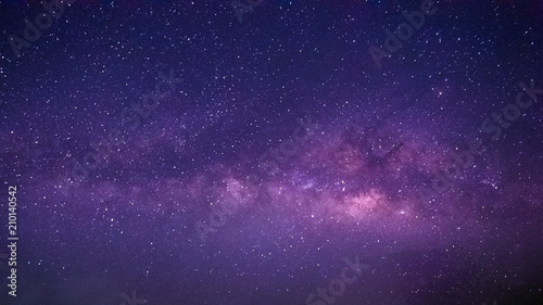 Milky Way Night sky with star.