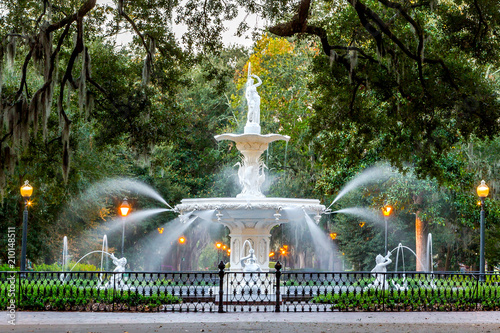 Fountain in Forsyth Park, Savannah, Georgia