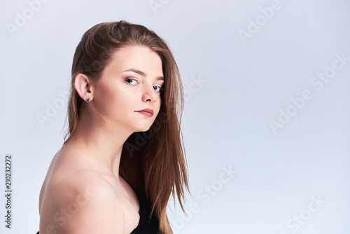 Beauty portrait of young woman