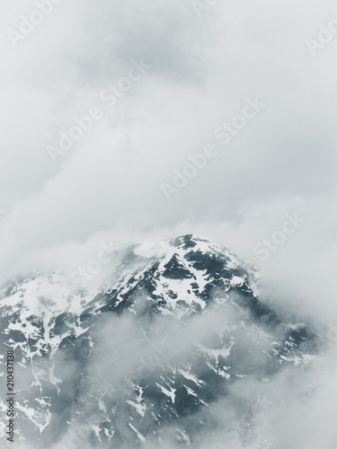 Misty Scottish Mountain