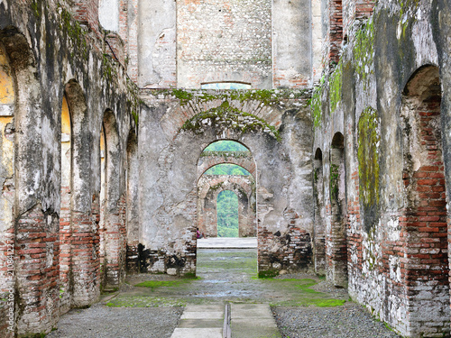 Remains of the French Citadelle la ferriere built on the top of a mountain. Palace Sans-Soucis