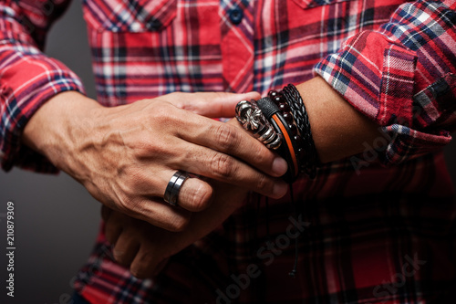 bracelets on the wrist