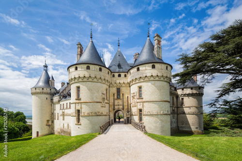 The Château de Chaumont castle in Chaumont-sur-Loire, Loir-et-Cher, France