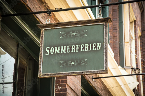 Schild 320 - Sommerferien