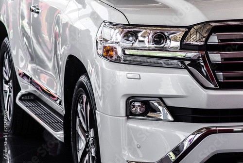 Car in the showroom