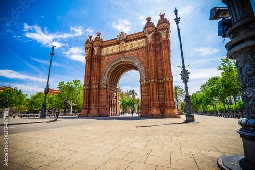 Triumph Arch of Barcelona, Spain