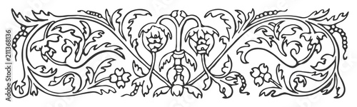 Ornament decoration element frame #vector #isolated - Rahmen Verzierung Element