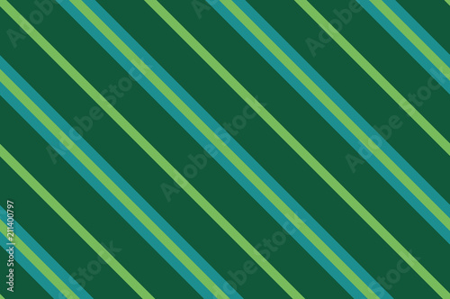 Green stripe background. Seamless pattern with slanted, diagonal lines. Vector illustration 