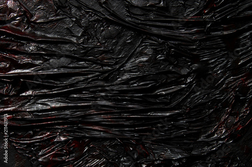 Black lava texture background