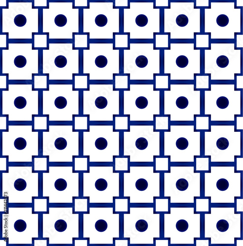 Chinese blue pattern