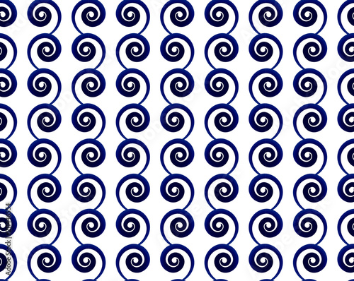 ceramic blue pattern