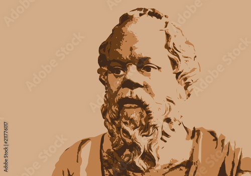 Socrate - philosophe - portrait - grec - personnage célèbre - personnage - historique - Grèce - antique