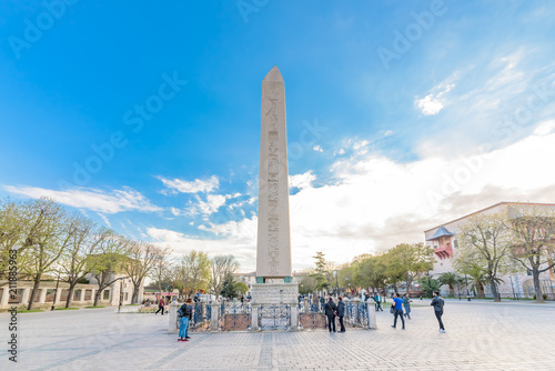 Obelisk of Theodosius or Egyptian Obelisk in Istanbul