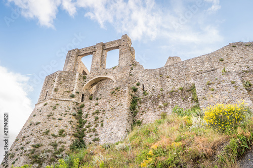 Ancient medieval castle in Squillace Calabria, Italy