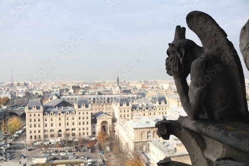 Gargoyle Statue in Paris