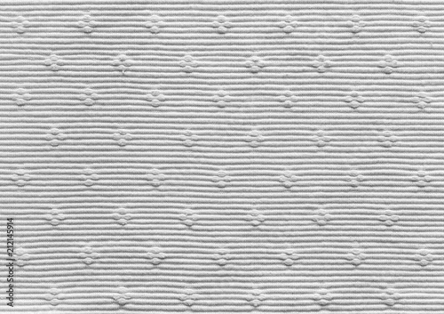 Full frame background of a seamless tablecloth viewed from above in black and white