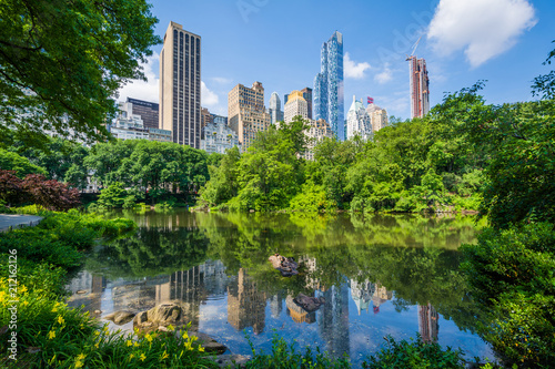 The Pond, in Central Park, Manhattan, New York City