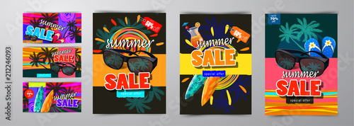 summer sale template banner