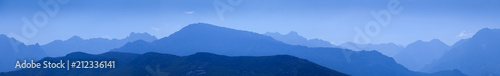 Corsican mountains panorama