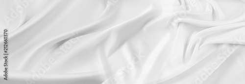 White silk fabric texture