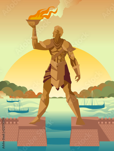 rhodes colossus statue