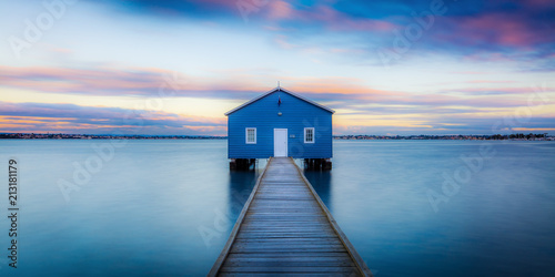 Perth Australia Boat House at sunset