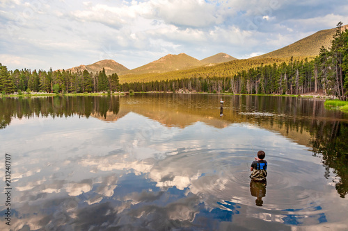 Flyfishing in Rocky Mountain National Park, Colorado