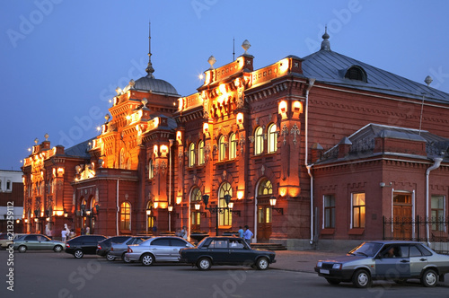 Railway station in Kazan. Tatarstan. Russia