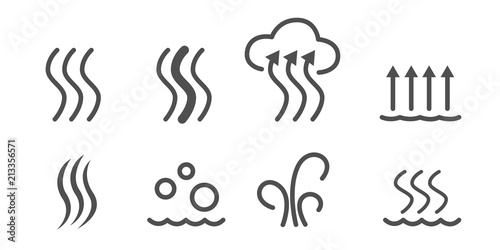 evaporation icon vector
