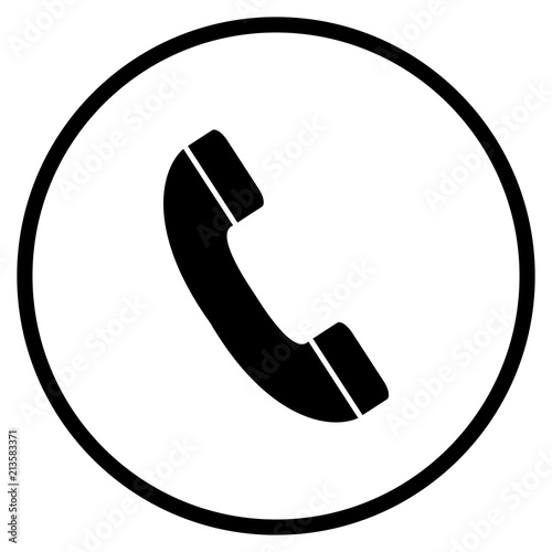 Telefon Icon im Kreis