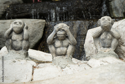 Three wise monkeys