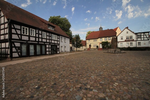 Marktplatz der mecklenburgischen Kleinstadt Wesenberg