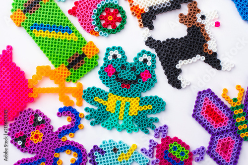 Easy perled bead animals.