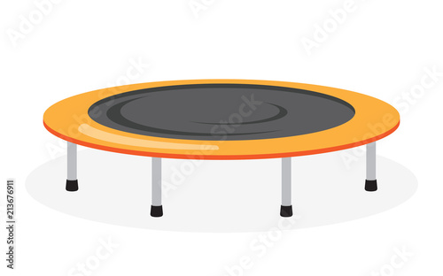 Trampoline icon on white background