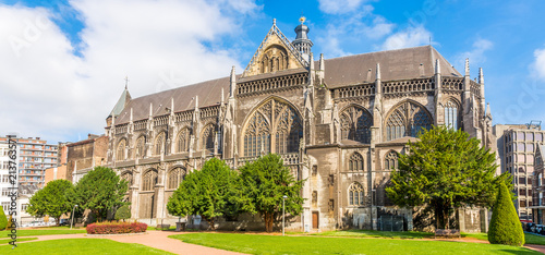 View at the Saint Jacques church in Liege - Belgium