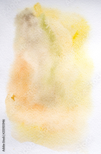 Watercolor improvisation color abstraction