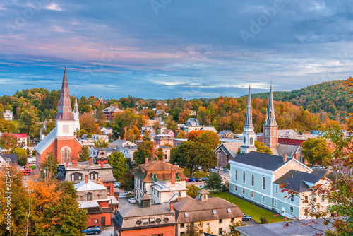 Montpelier, Vermont, USA Skyline