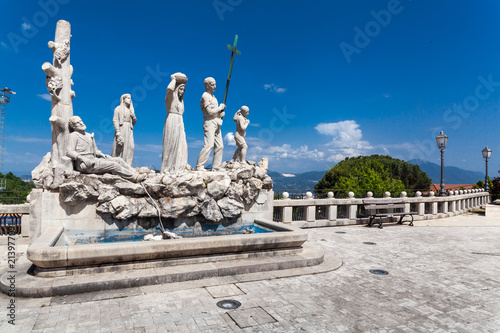 Italy, Irpinia Ospedaletto D'Alpinolo the Pilgrim Monument