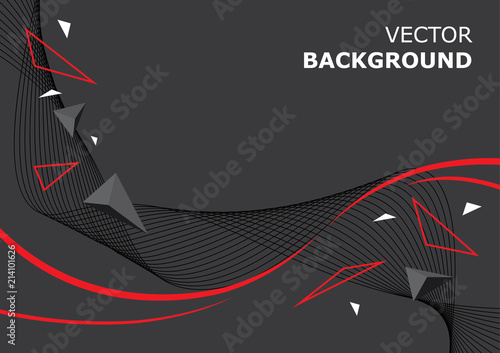 Abstract vector background wave.Design elements.Beautiful vector background