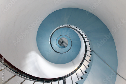 Spiral lighthouse staircase