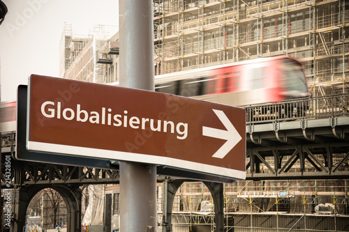 Schild 302 - Globalisierung