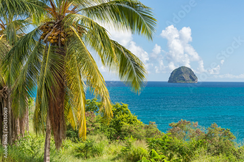 Rocher du Diamant (Diamond rock) in Martinique (July 2017)