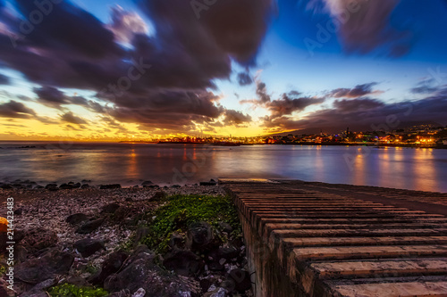 Long exposure on the bay of Terre Sainte in Saint-Pierre - Reunion Island