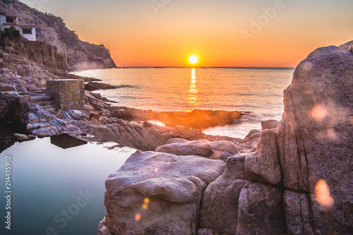 Sunrise in Begur, Costa Brava, Spain