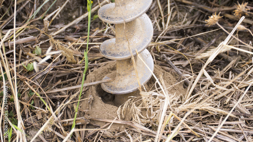 Geotechnical investigation - Drilling for soil samples (pre construction industrial work)