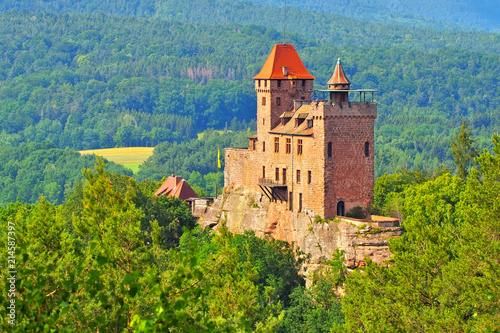 Erlenbach Burg Berwartstein im Dahner Felsenland - castle Berwartstein in Dahn Rockland