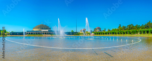 Wroclaw multimedia fountain in front of the Stulecia hall, Poland