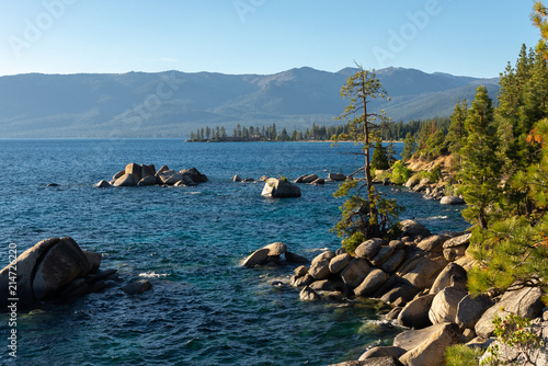 East shore of Lake Tahoe, Nevada, USA