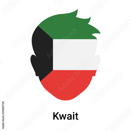 Kwait icon vector sign and symbol isolated on white background, Kwait logo concept