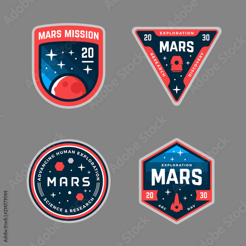 Mars mission patches